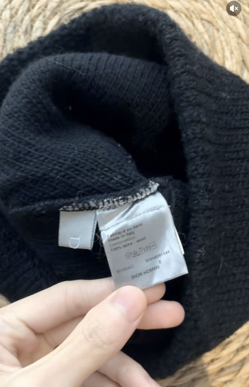 Dior Dior Dior Homme 2005AW Beanie Hat-2507 Size ONE SIZE - 4 Thumbnail