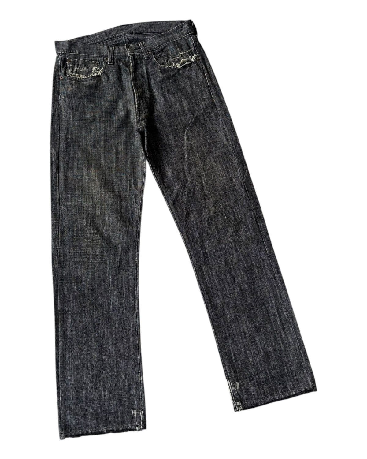 Sugar Cane 🔥VINTAGE SUGAR CANE TOYO ENTERPRISE Distressed Denim Jeans Size US 32 / EU 48 - 5 Thumbnail