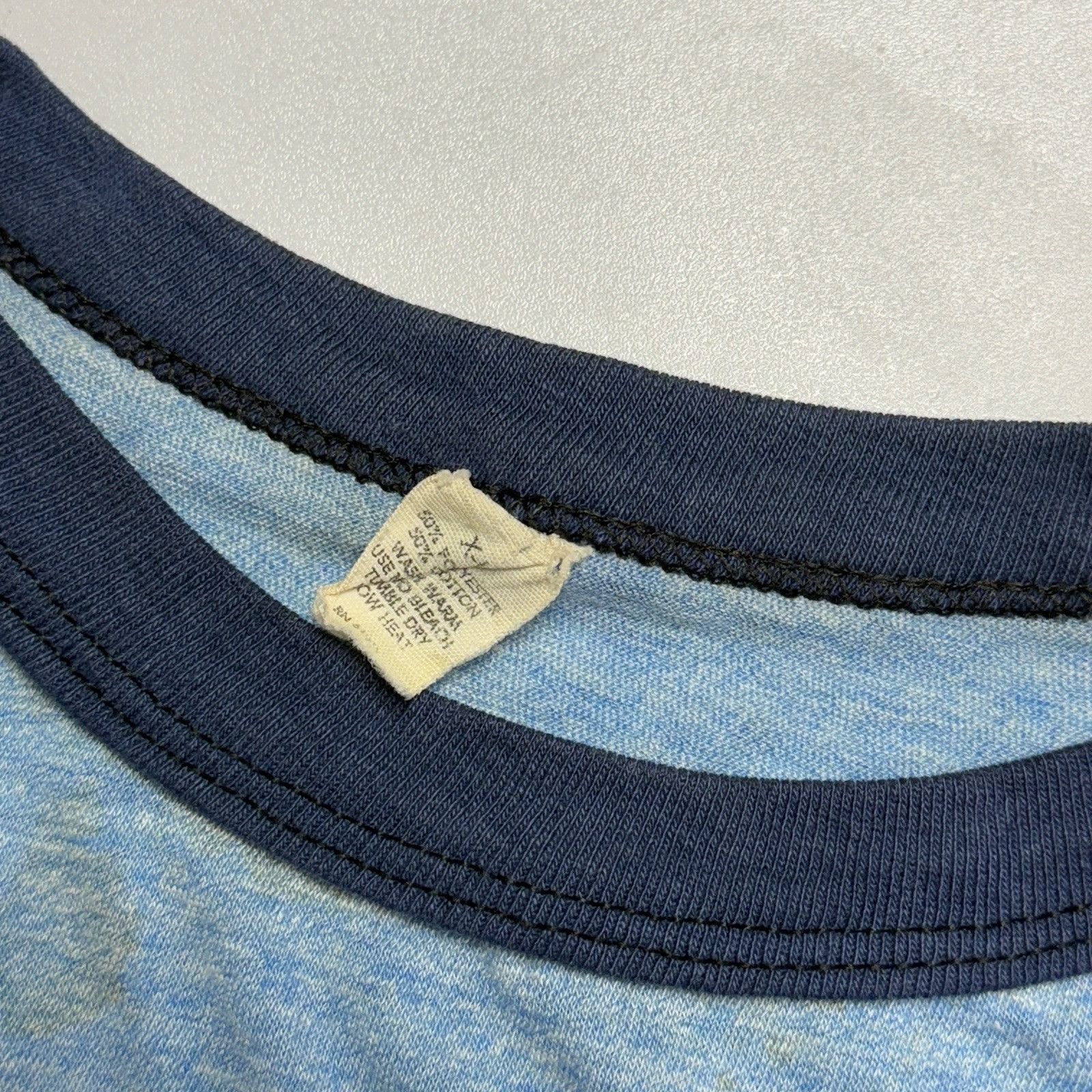 Vintage Vintage 80s Marathon Deutsch Ringer T Shirt Mens XL Size US XL / EU 56 / 4 - 7 Thumbnail