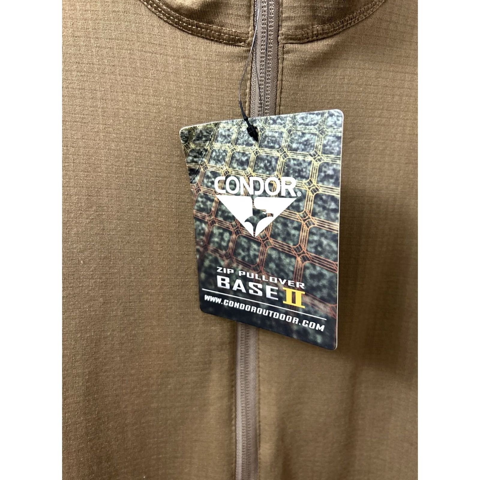 Vintage Condor Base 2 Zip Pullover Mens S Brown Sweater Tactical Combat Outdoor YKK L/S Size US S / EU 44-46 / 1 - 4 Thumbnail