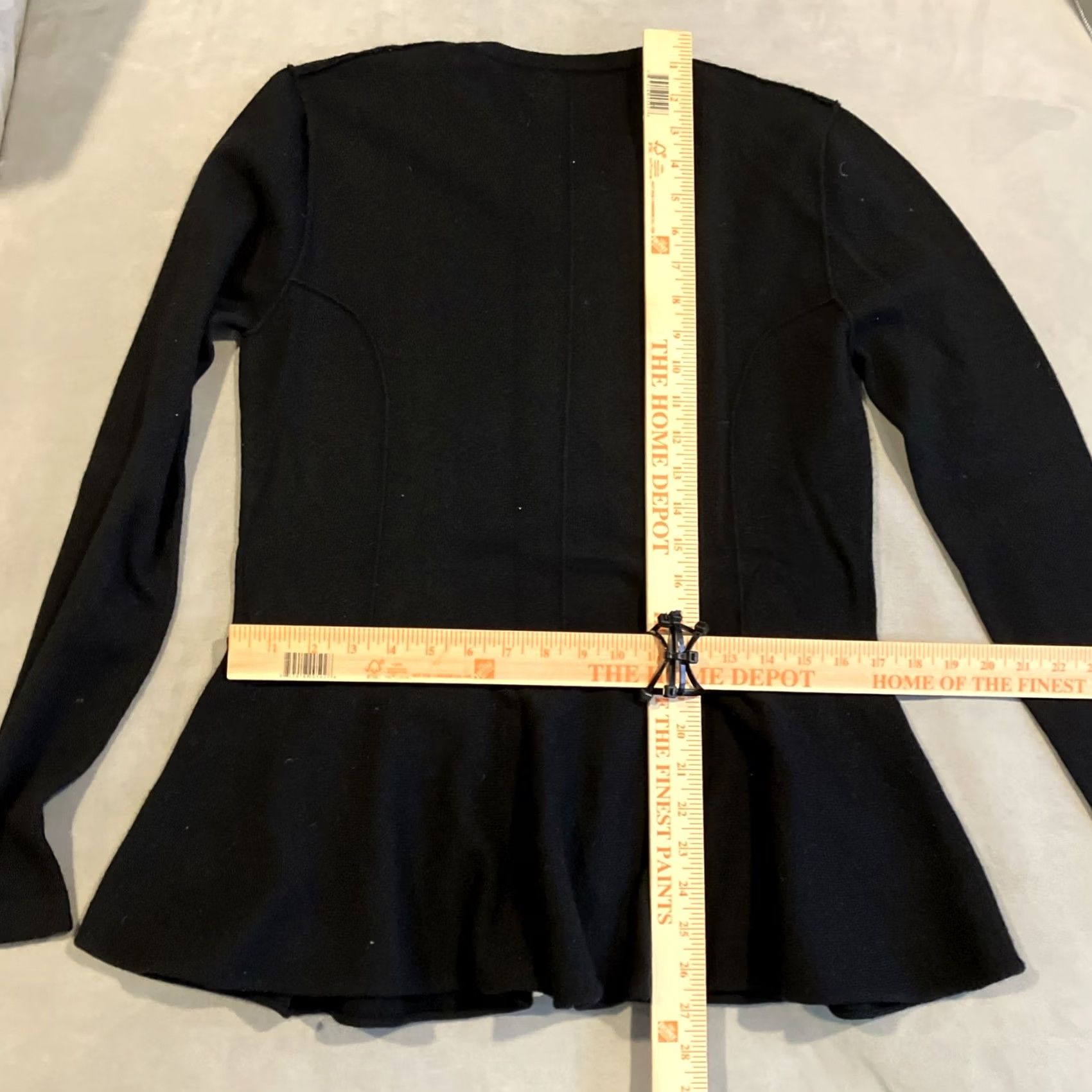Allude Beautiful Allude Black Full Zip Cashmere Sweater - Womens Large Size L / US 10 / IT 46 - 6 Thumbnail