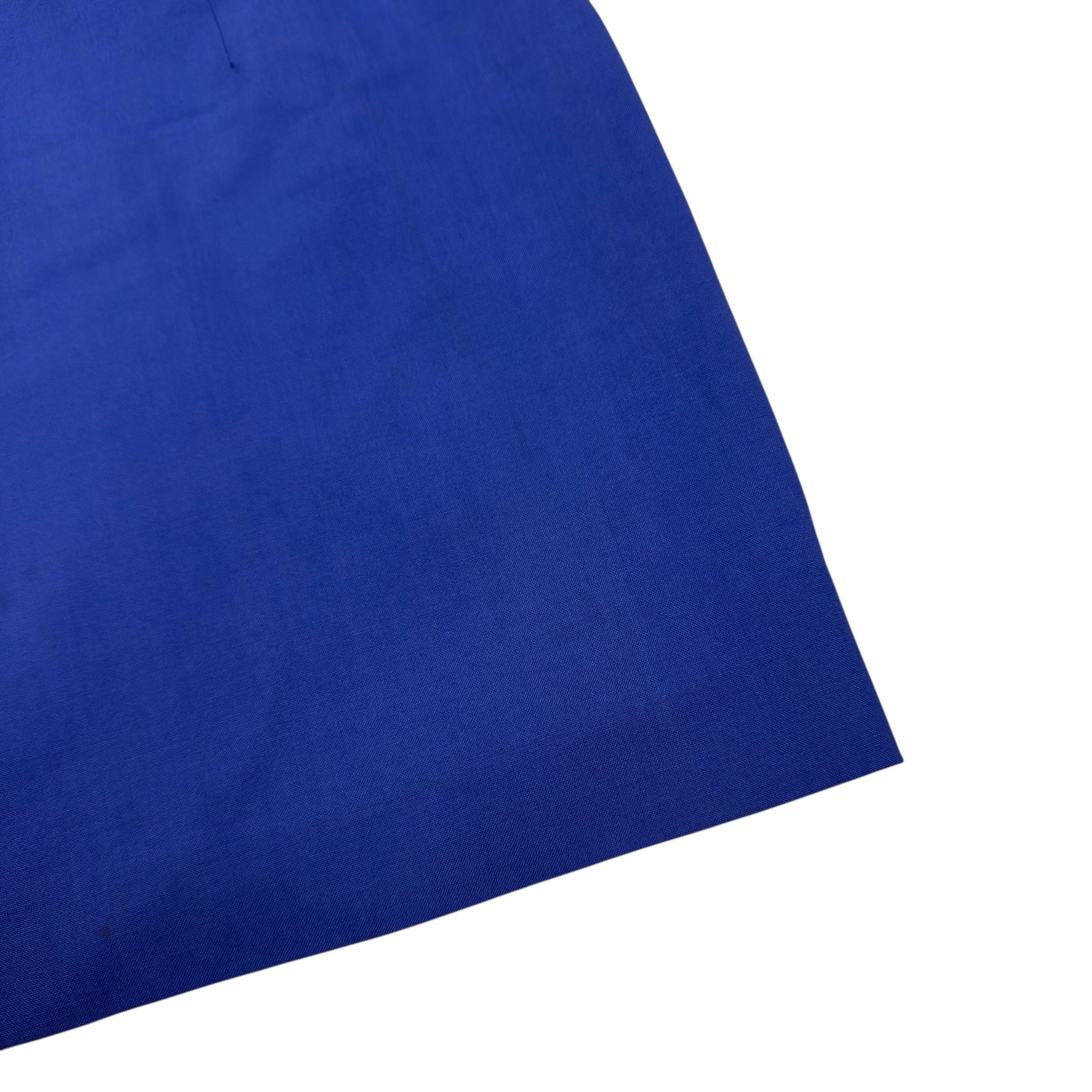 Acne Studios Acne Women's Royal Blue Stretch Back Zip Mini Short Skirt 38 Size 38" / US 16 / IT 52 - 7 Thumbnail