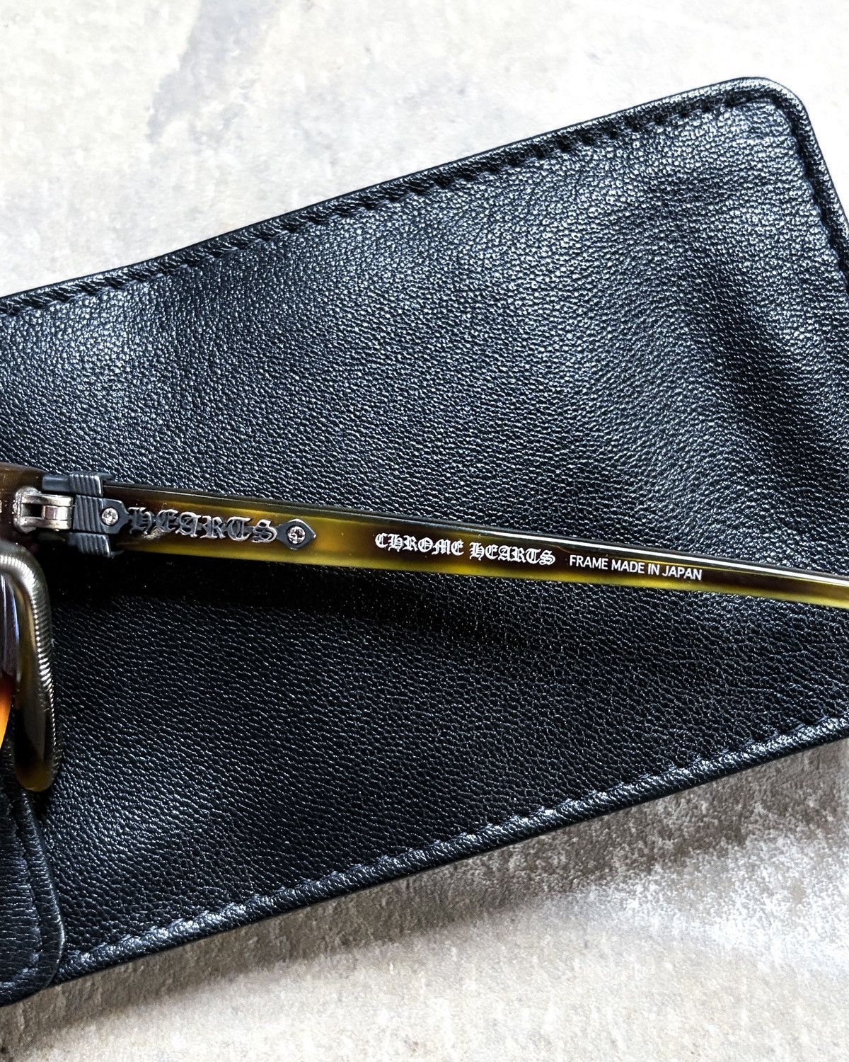 Chrome Hearts “GROM” TORTOISE CLEAR LENS GLASSES Size ONE SIZE - 5 Thumbnail