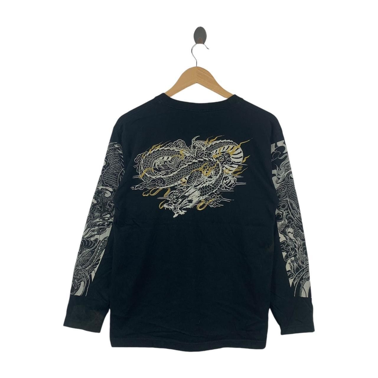 Vintage Vintage JAPAN TRADITIONAL DRAGON RYU Tee Shirt Top Long Size M / US 6-8 / IT 42-44 - 1 Thumbnail