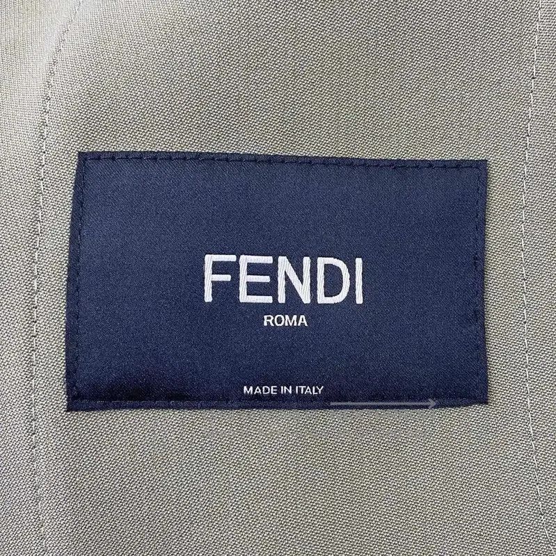 Fendi Fendi Green Wool Women's Jacket . Size L / US 10 / IT 46 - 4 Thumbnail