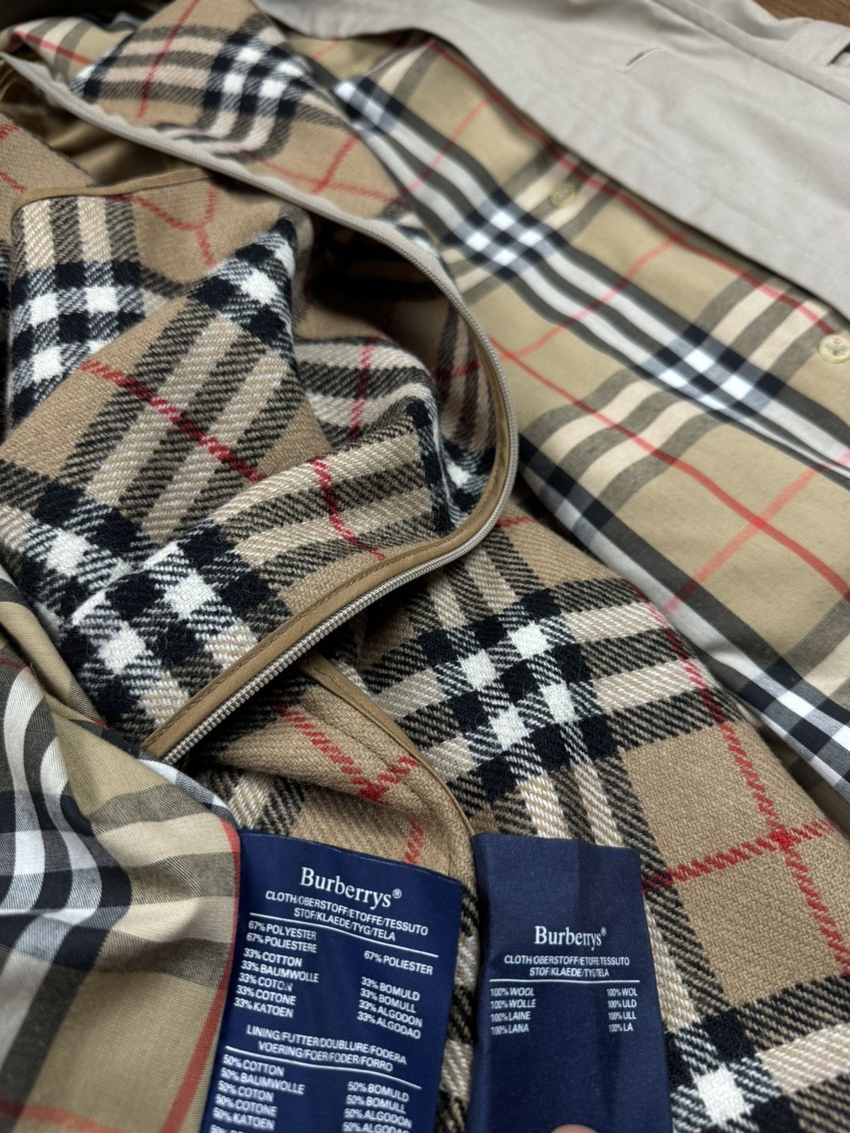 Burberry Vintage trench coat Burberry original luxury streetwear item Size XL / US 12-14 / IT 48-50 - 5 Thumbnail