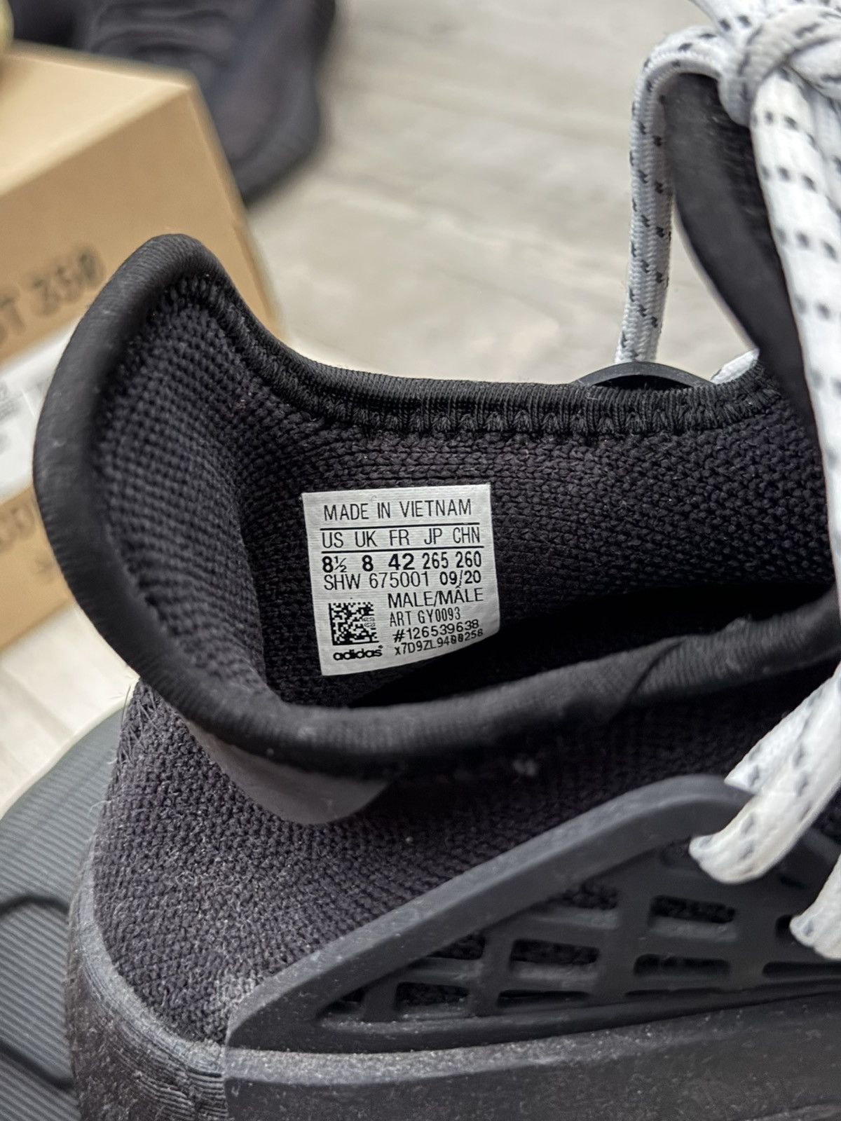 Adidas × Pharrell Adidas x Pharrell NMD Human Race Black Size US 8.5 / EU 41-42 - 8 Thumbnail