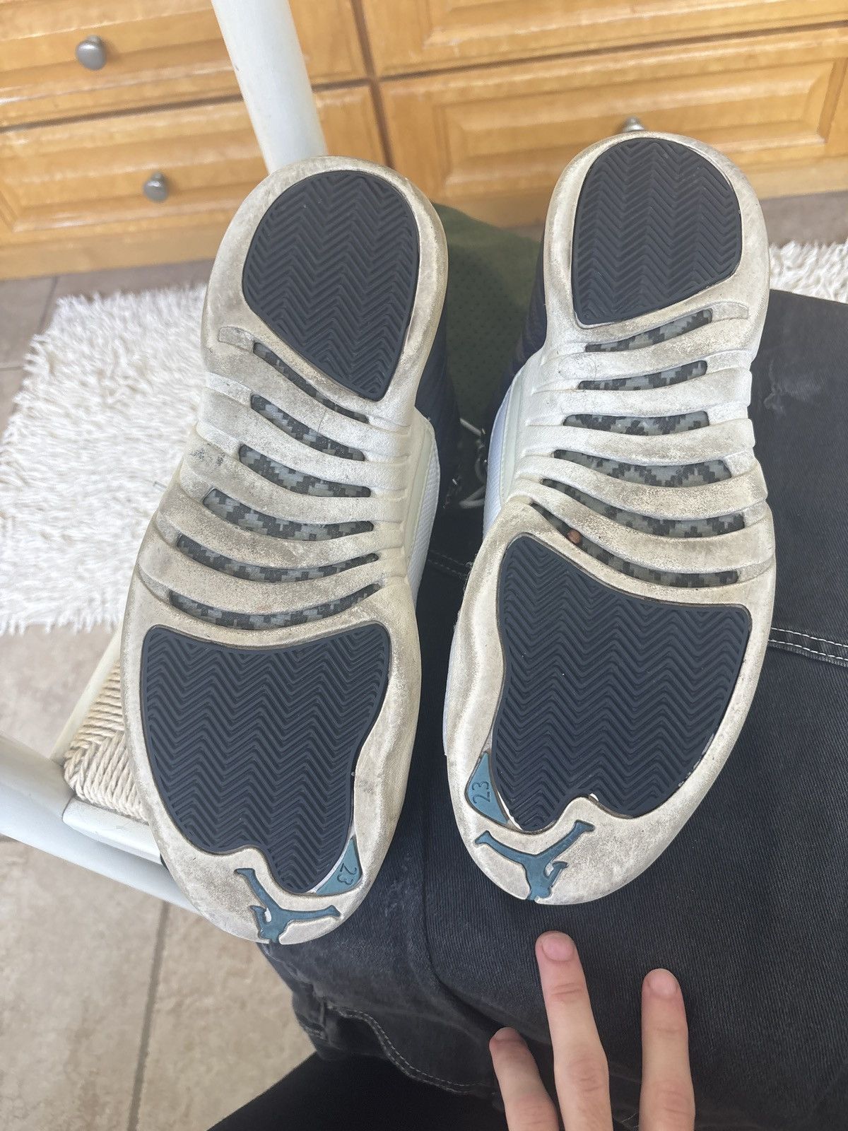 Jordan Brand Jordan 12 “Indigo” Size 11 Size US 11 / EU 44 - 3 Thumbnail