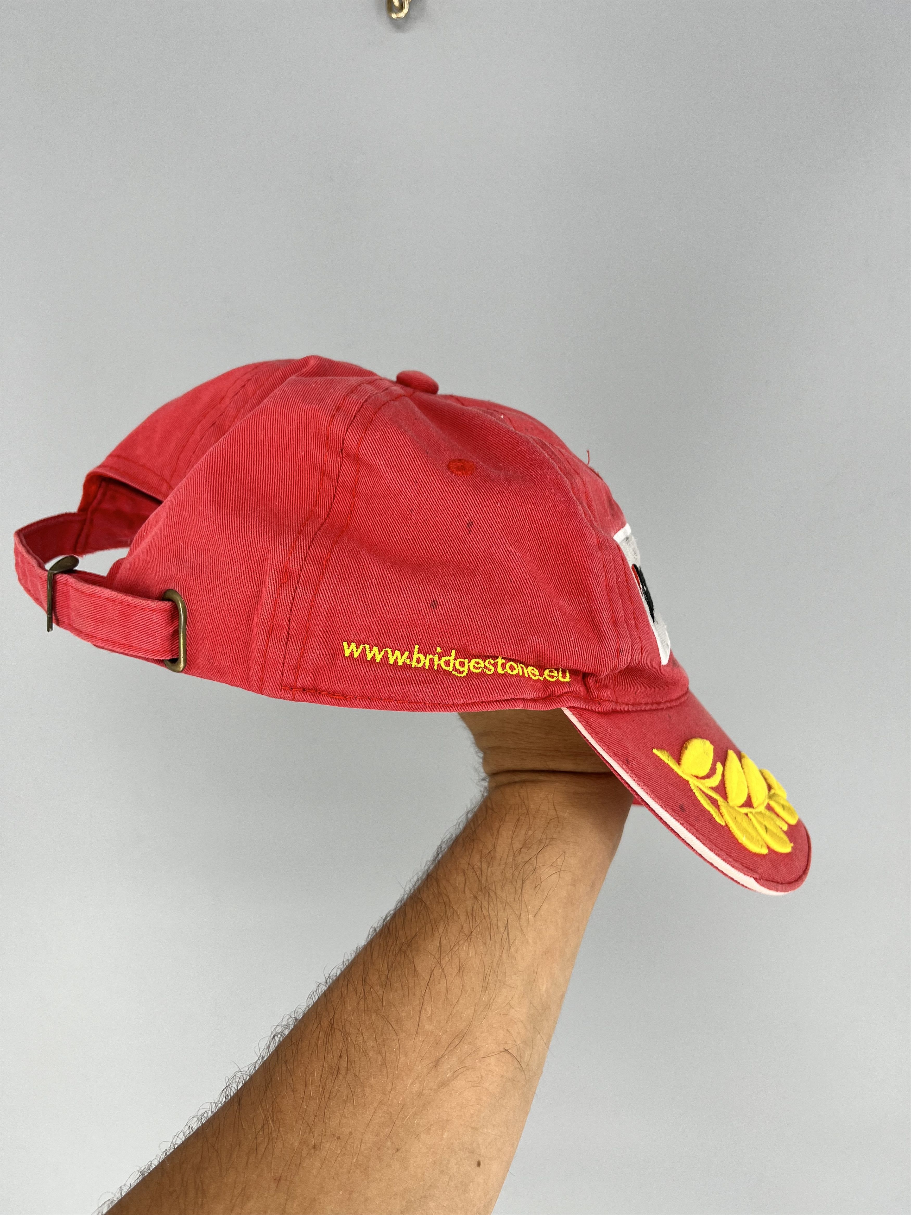 Vintage Vintage y2k Bridgestone Cap Hat Michael Schumacher F1 Size ONE SIZE - 2 Thumbnail