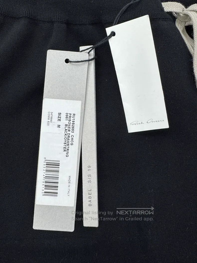 Rick Owens size m Black knit slacks pants