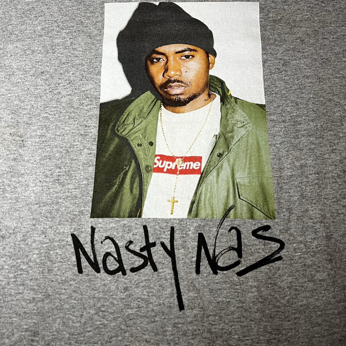 Supreme Supreme Nasty Nas Photo Tee Nas T shirt Size US L / EU 52-54 / 3 - 6 Thumbnail
