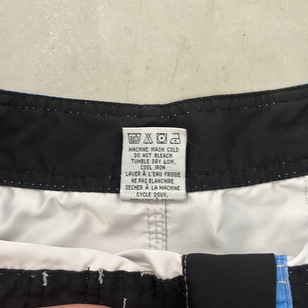 Billabong × Designer Vintage Y2K Billabong Tie Dye Swim Trunks Board Shorts 33" Size US 33 - 3 Thumbnail