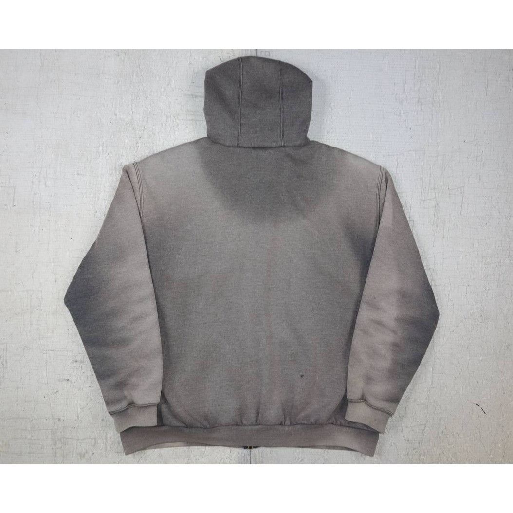 Carhartt Vintage Carhartt Men’s XL Full-Zip Hoodie Faded Gray Thermal Size US XL / EU 56 / 4 - 13 Thumbnail
