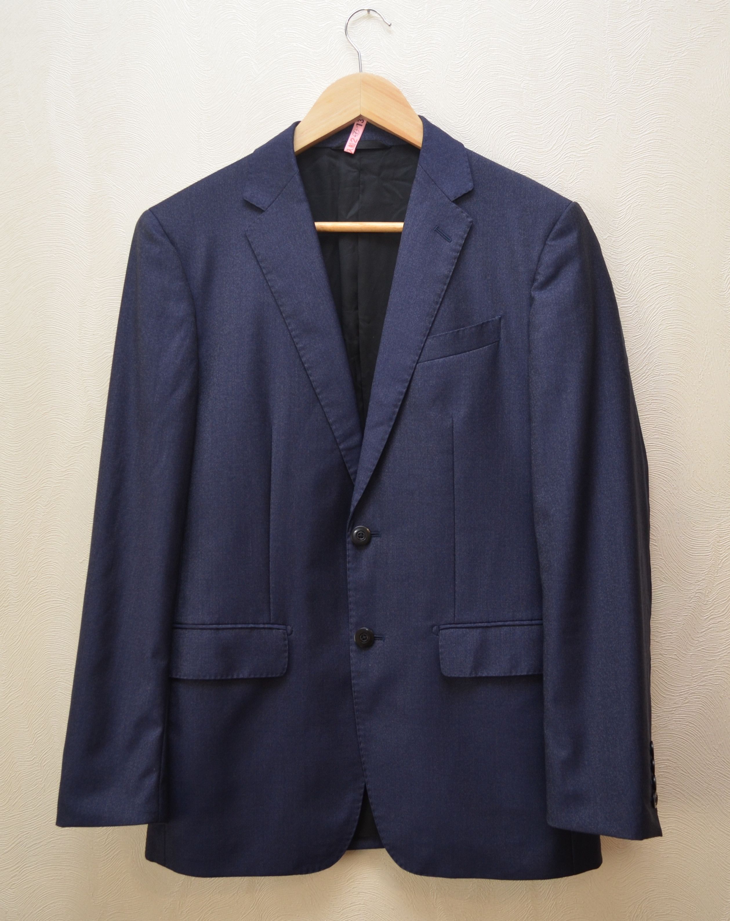 Japanese Brand × Masatomo MA-JI MASATOMO Japan Charcoal Navy Blazer 36 S Size 36S - 1 Thumbnail