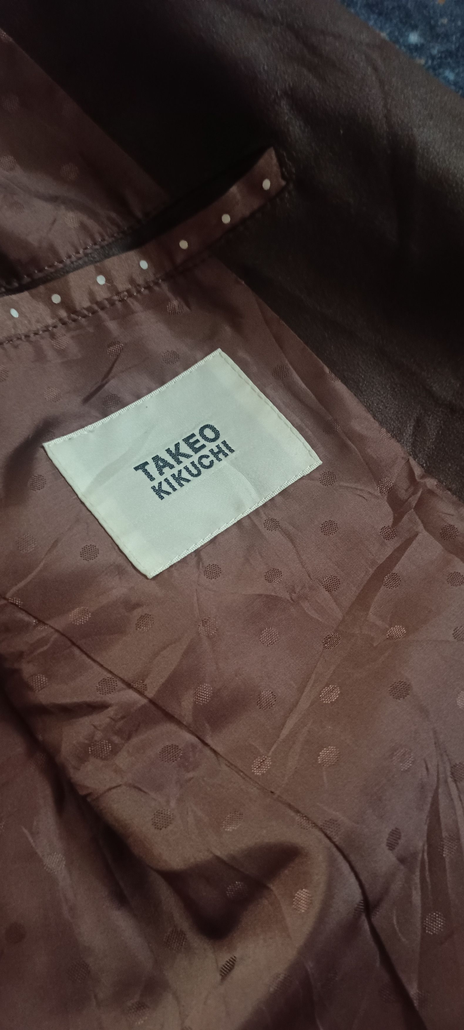 Japanese Brand × Takeo Kikuchi Vintage🔥 Takeo Kikuchi Double Collar Jacket Size US M / EU 48-50 / 2 - 11 Thumbnail
