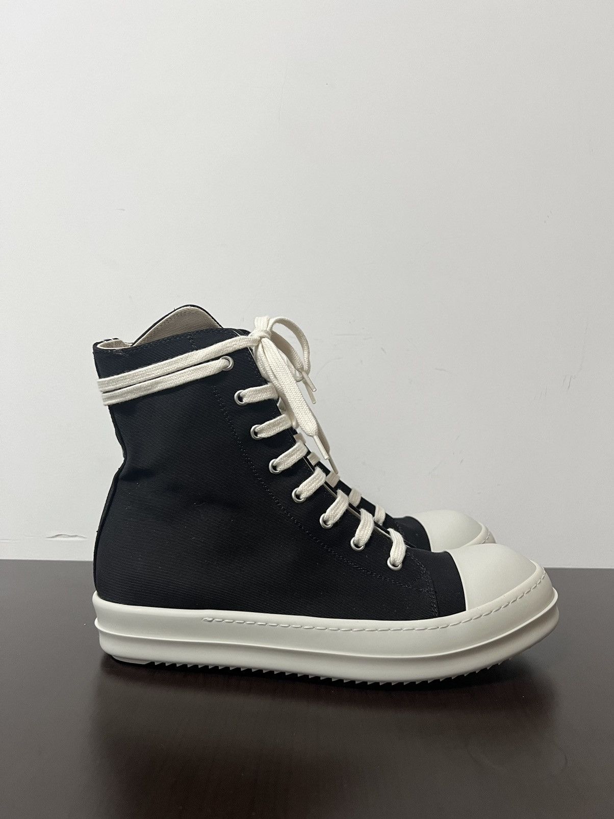 Rick Owens × Rick Owens Drkshdw Rick owens drkshdw ramones high top sneaks sz 41.5 Size US 8.5 / EU 41-42 - 4 Thumbnail