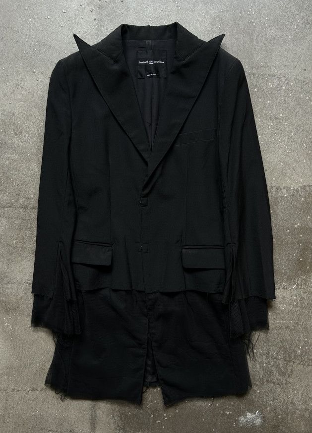 Masaki Matsushima Masaki Matsushima Peak-Lapel Long Coat Size US S / EU 44-46 / 1 - 1 Thumbnail