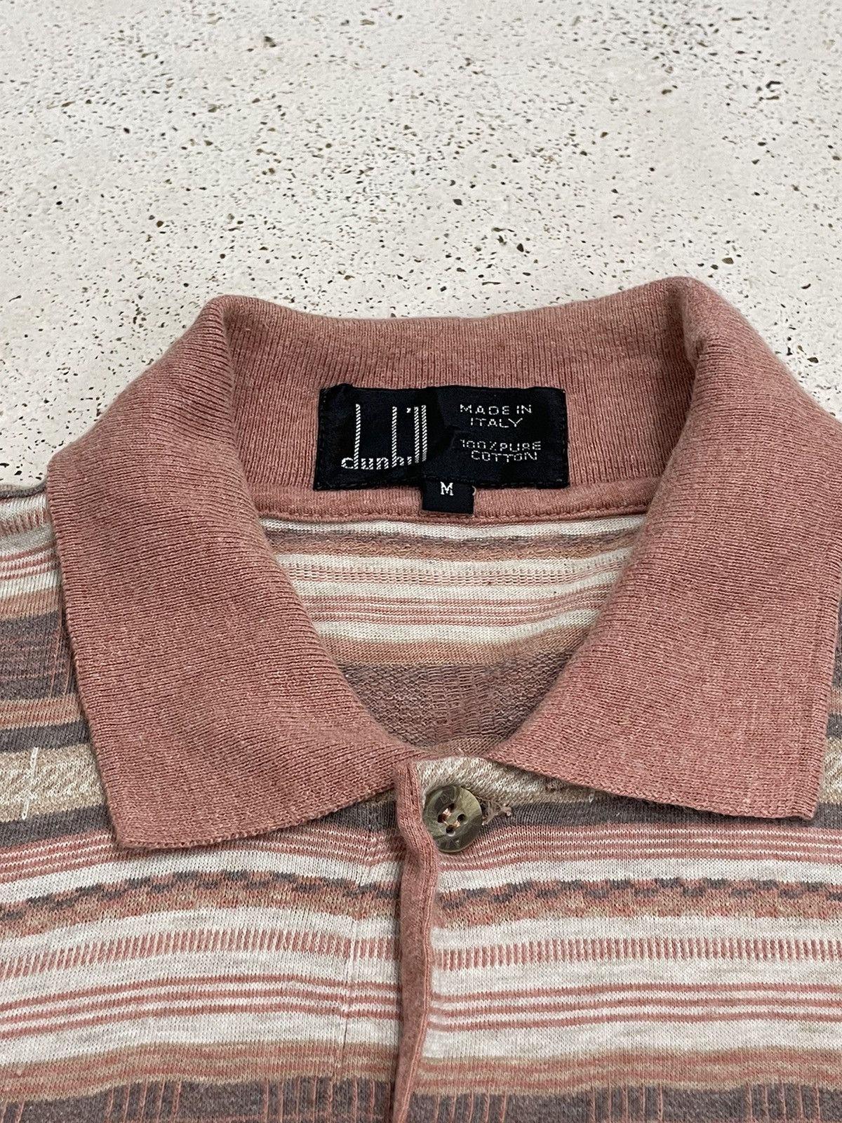 Vintage Vintage Dunhill Stripe Pure Cotton Size US M / EU 48-50 / 2 - 8 Thumbnail
