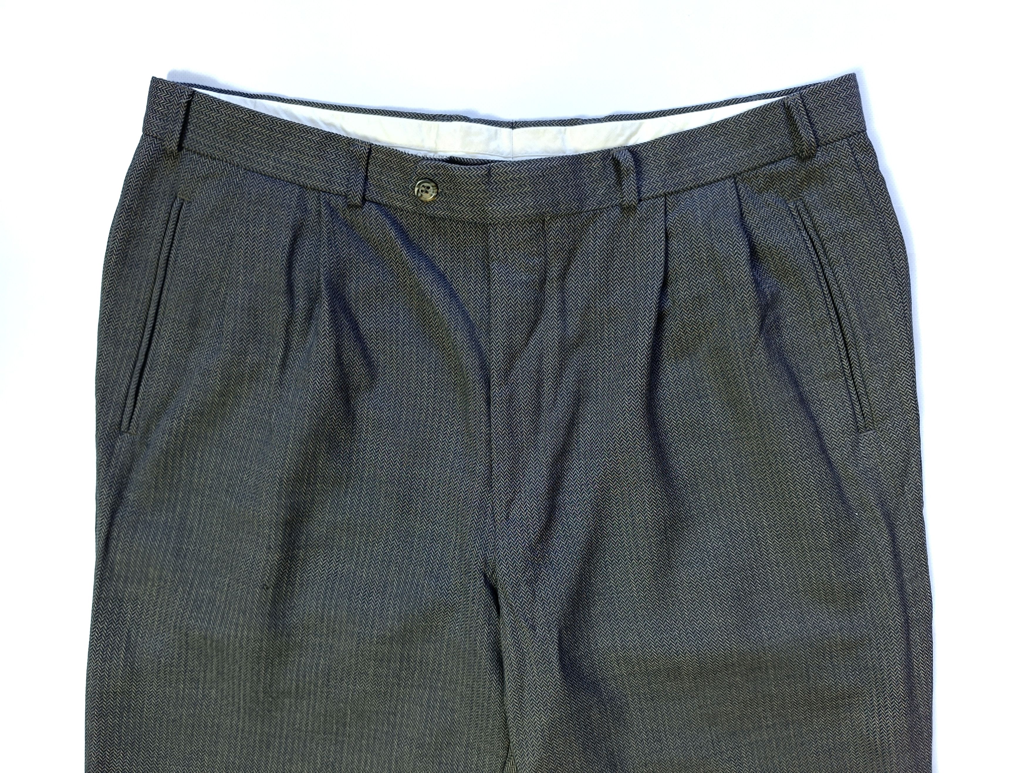 Yves Saint Laurent Yves Saint Laurent Vintage Casual Wool Pants Size US 36 / EU 52 - 2 Thumbnail
