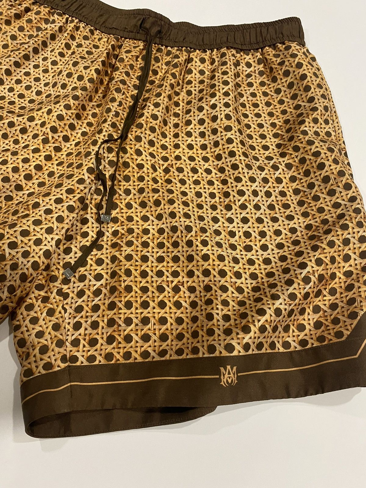 Amiri Amiri Weave Pattern Silk Shorts Size US 34 / EU 50 - 3 Thumbnail