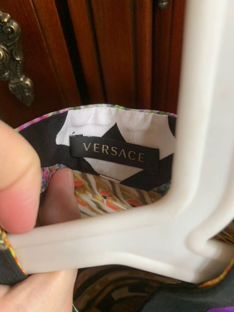 Versace Versace Leopard print shirt Size US XXS / EU 40 - 5 Thumbnail