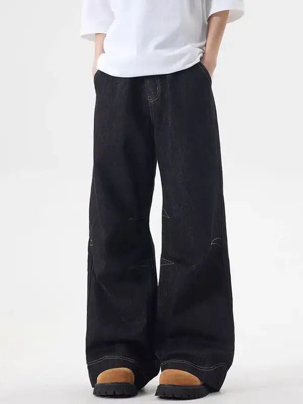 VIBE Street hip hop wash Y2K vintage baggy jeans Size US 33 - 2 Thumbnail