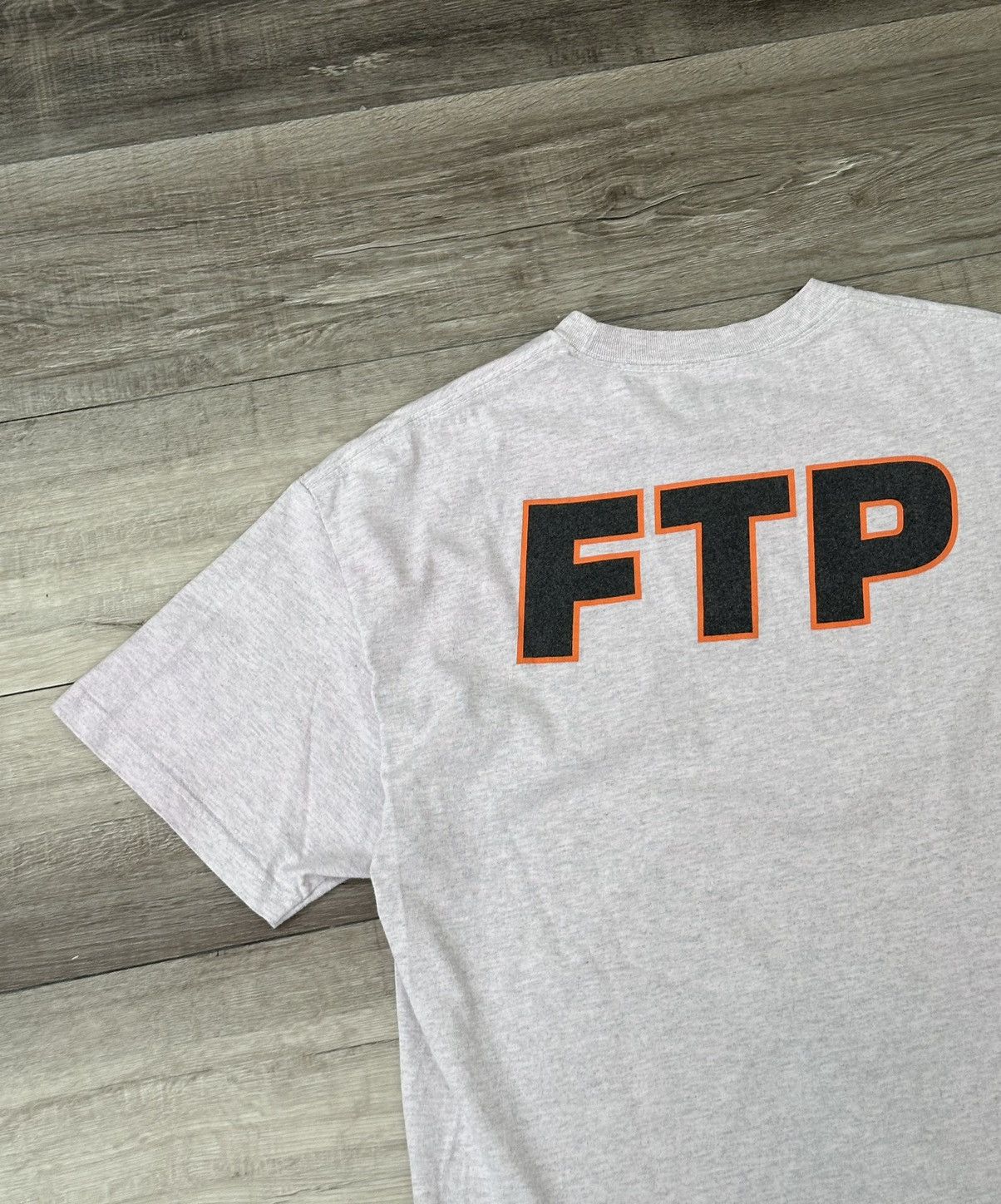 Fuck The Population FTP Fuck The Population Grey Outline Logo Tee Sz. XL Size US XL / EU 56 / 4 - 3 Thumbnail