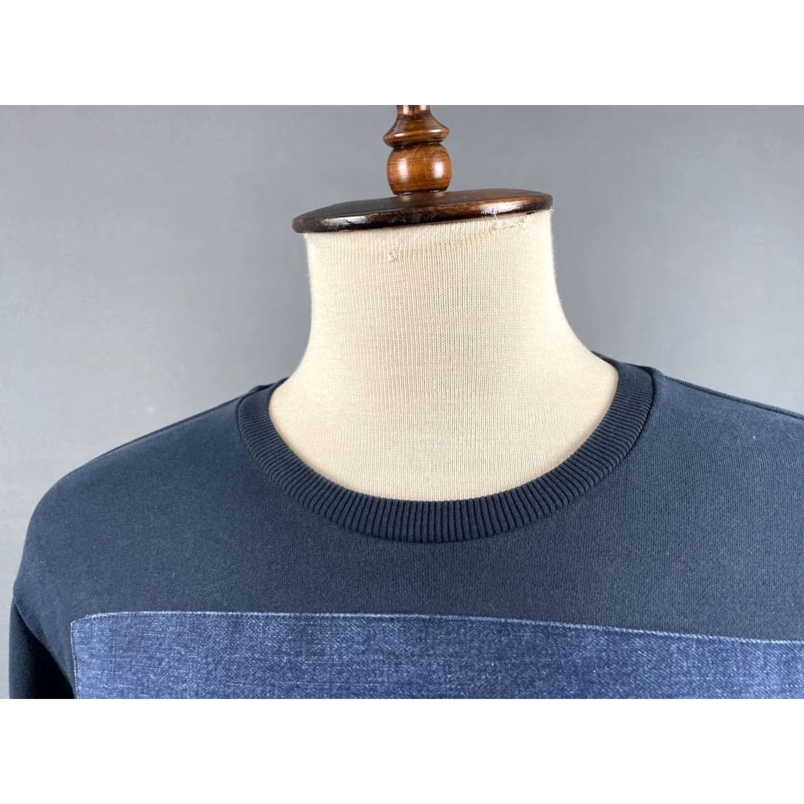 Diesel Diesel Sweater Size L Blue Mens Cotton Crew Neck Long Sleeve Pullover Size US L / EU 52-54 / 3 - 6 Thumbnail