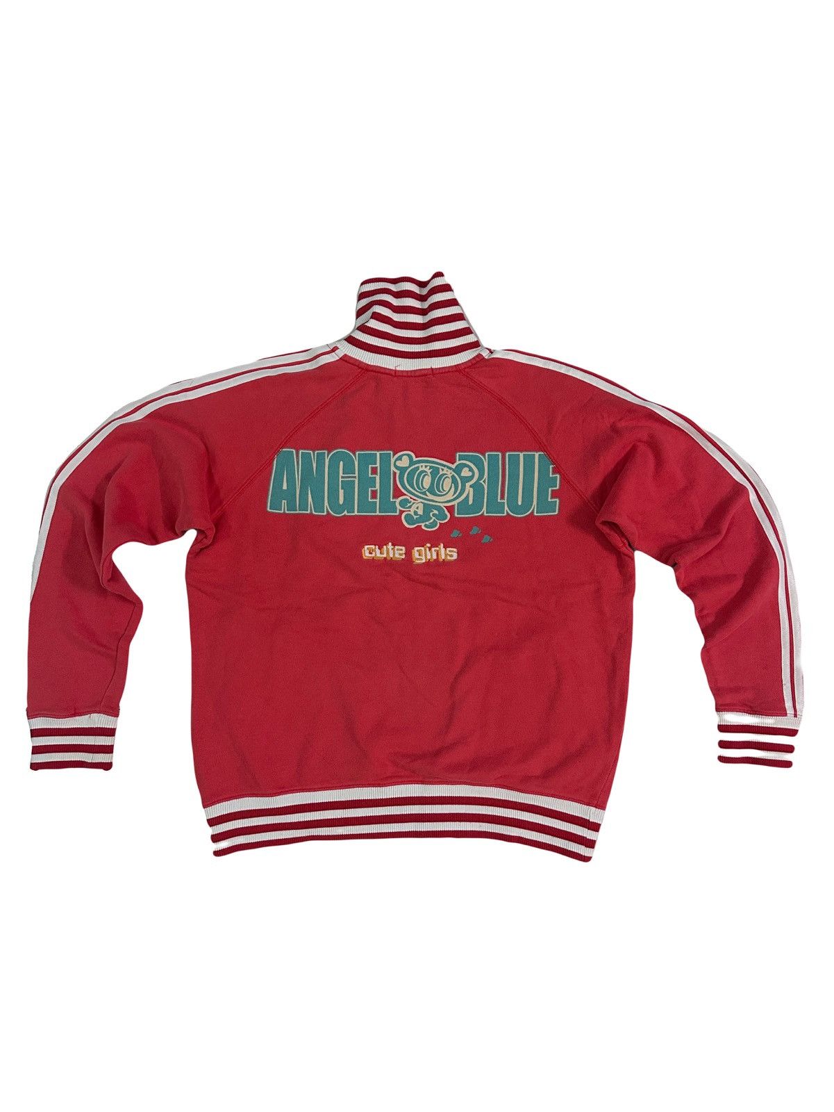 Angel Blue 2000s Angel Blue - Red Track Top / Jacket Size L / US 10 / IT 46 - 1 Thumbnail