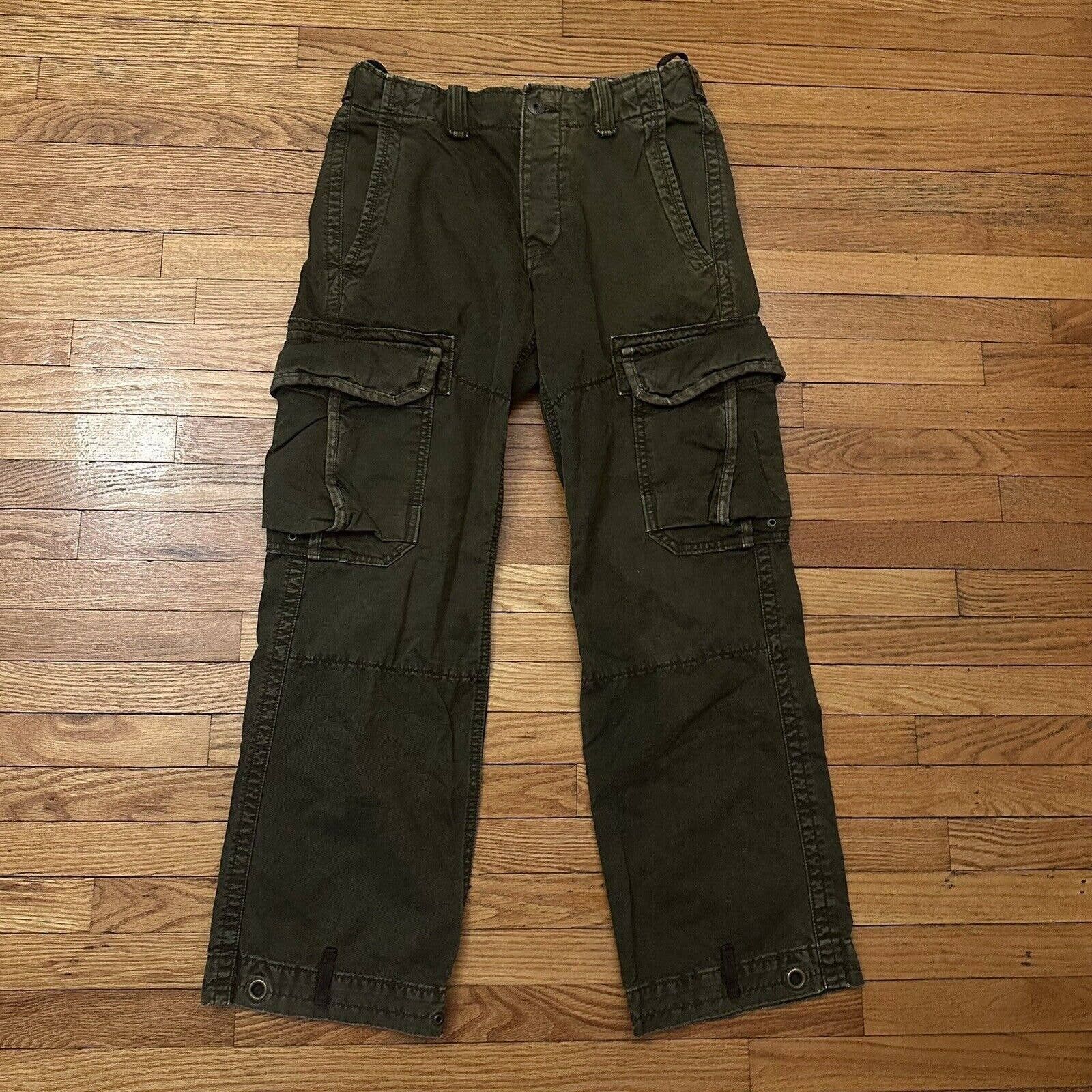 Pantalon Camouflage Vintage GAP Homme Taille 33x30 - Coupe Slim, Extensible