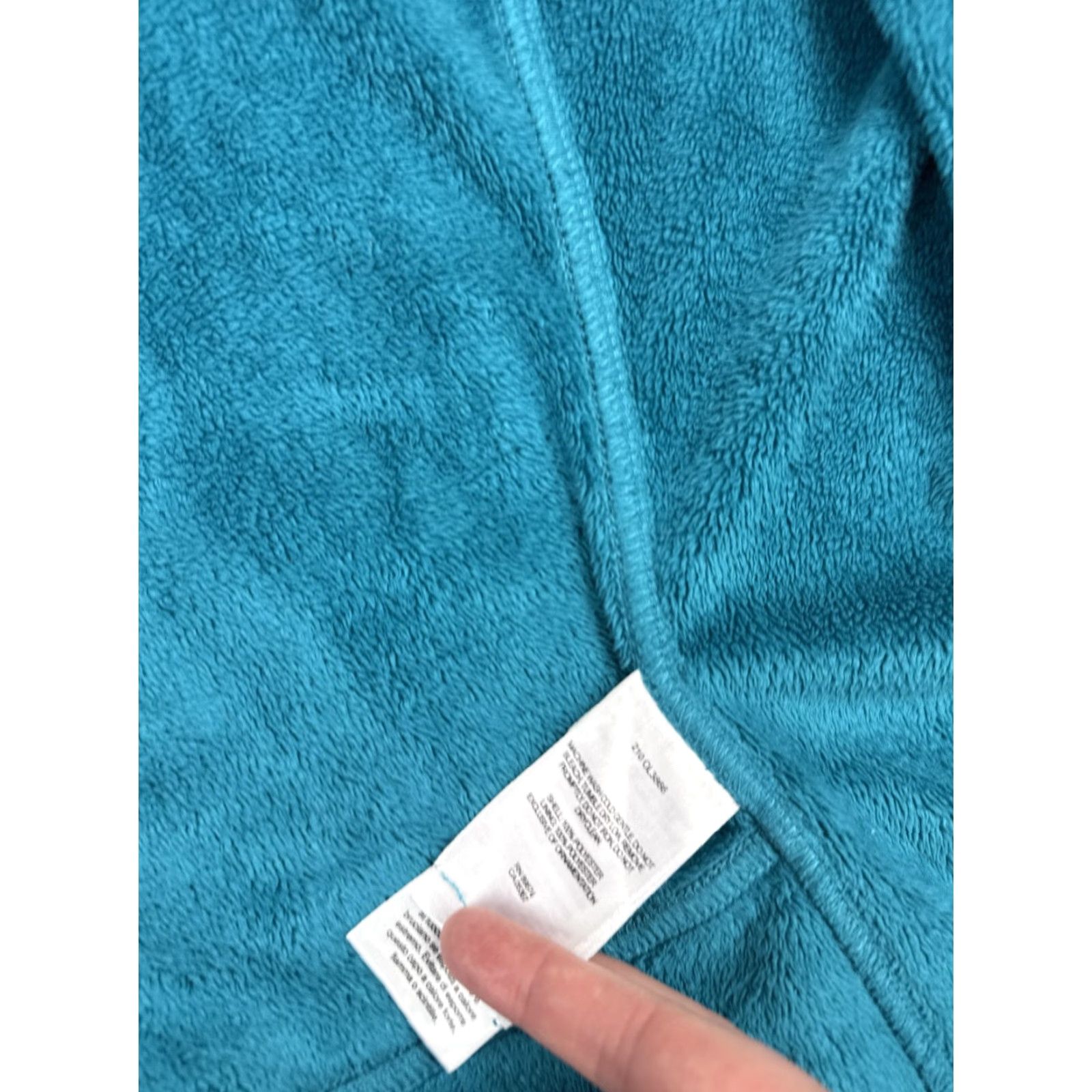 Mountain Hardwear VINTAGE: No—ignore. Mountain Hardwear Fleece Jacket Womens XL Teal Pyxis Full Zip Polyester Size XL / US 12-14 / IT 48-50 - 4 Thumbnail