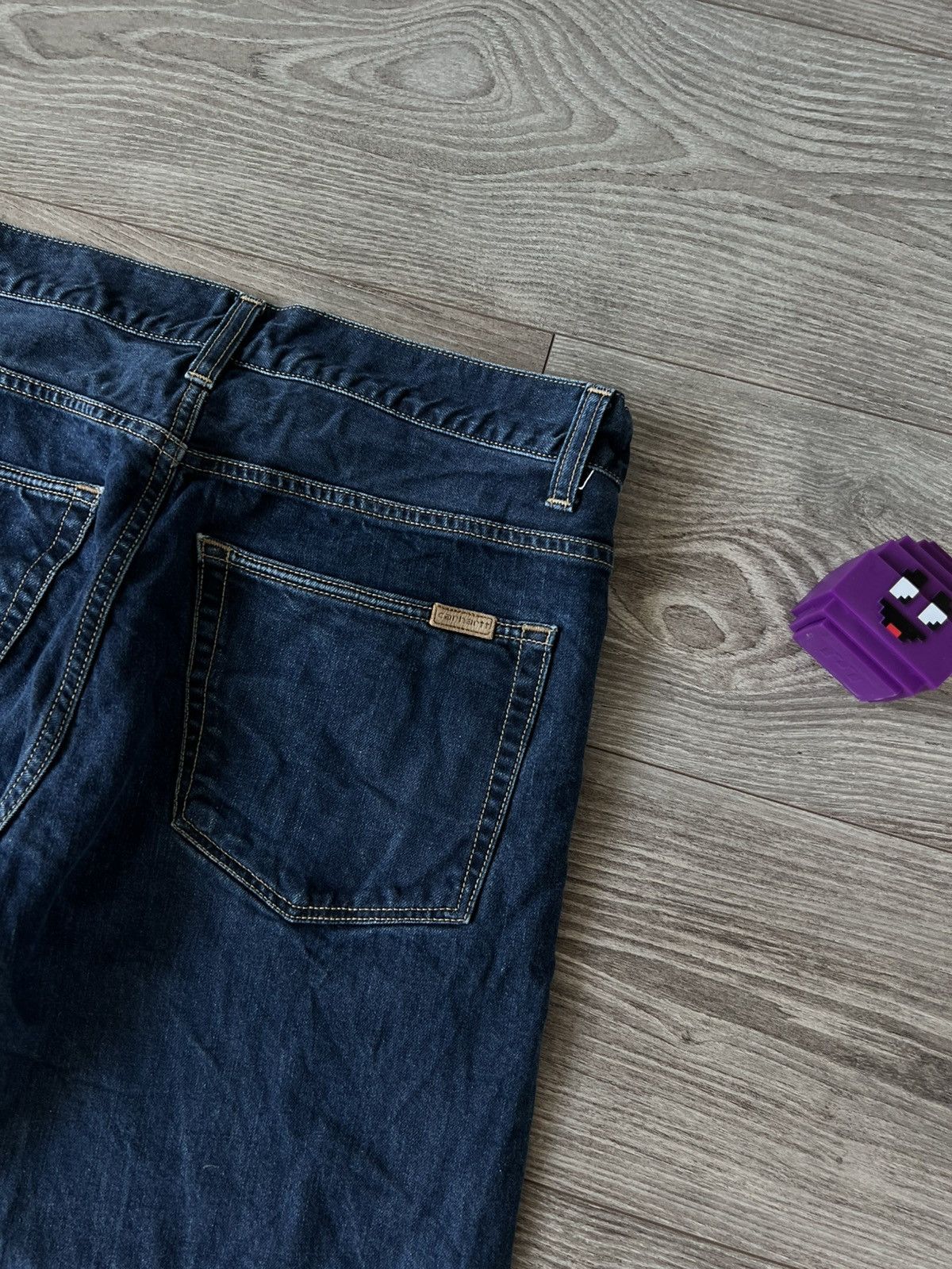 Carhartt Wip Carhartt WIP Blue Denim Selvage Vicious Pant Jeans Size US 32 / EU 48 - 20 Thumbnail