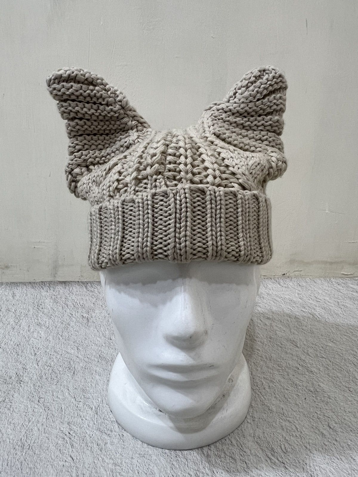 Maison Margiela 2000s Japanese Playboi Carti Bunny Horn Wool Beanie y2k Lgb Size ONE SIZE - 2 Thumbnail