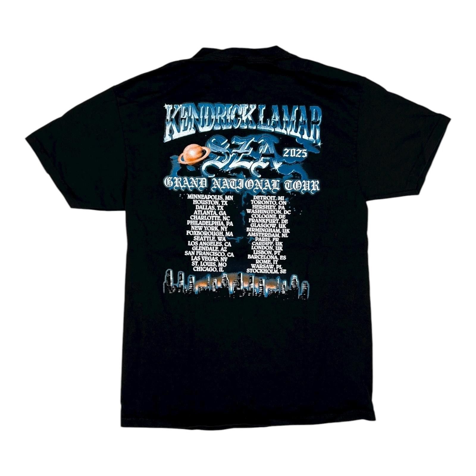 Fruit Of The Loom Kendrick Lamar T-Shirt Mens Medium Black 2025 Grand National Size US M / EU 48-50 / 2 - 3 Thumbnail