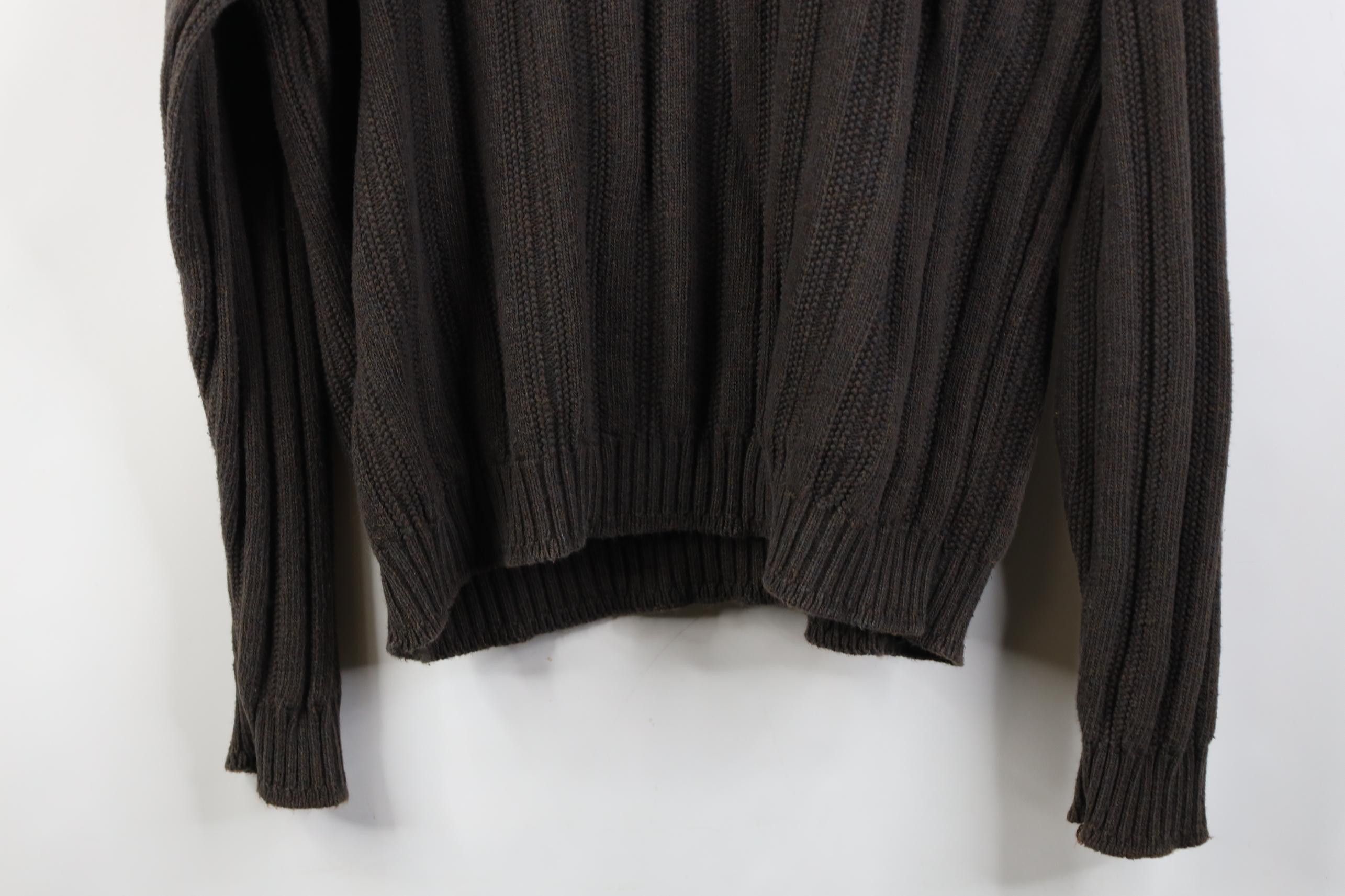 Vintage Vintage 90s Streetwear Framed Chunky Ribbed Knit Sweater USA Size US XXL / EU 58 / 5 - 9 Thumbnail