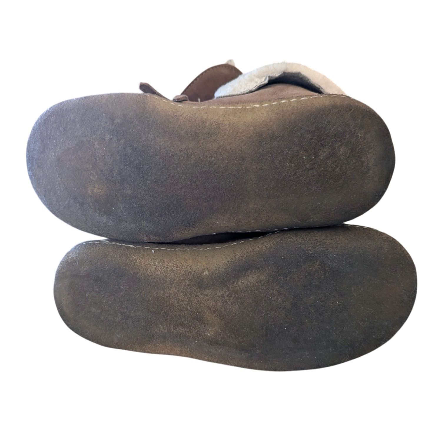 Anthropologie Anthropologie Laidback London Kilty Suede Sherpa Moccasins Size US 7.5 / IT 37.5 - 6 Thumbnail