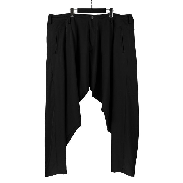 Yohji Yamamoto Yohji Yamamoto Pour Homme - W/Gabardine Drape Pants Size US 30 / EU 46 - 2 Thumbnail