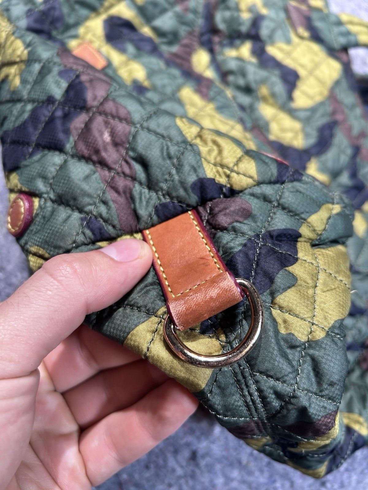 MZ Wallace MZ Wallace Camo Travel Jimmy Quilted Weekend Duffel Bag Size ONE SIZE - 8 Thumbnail