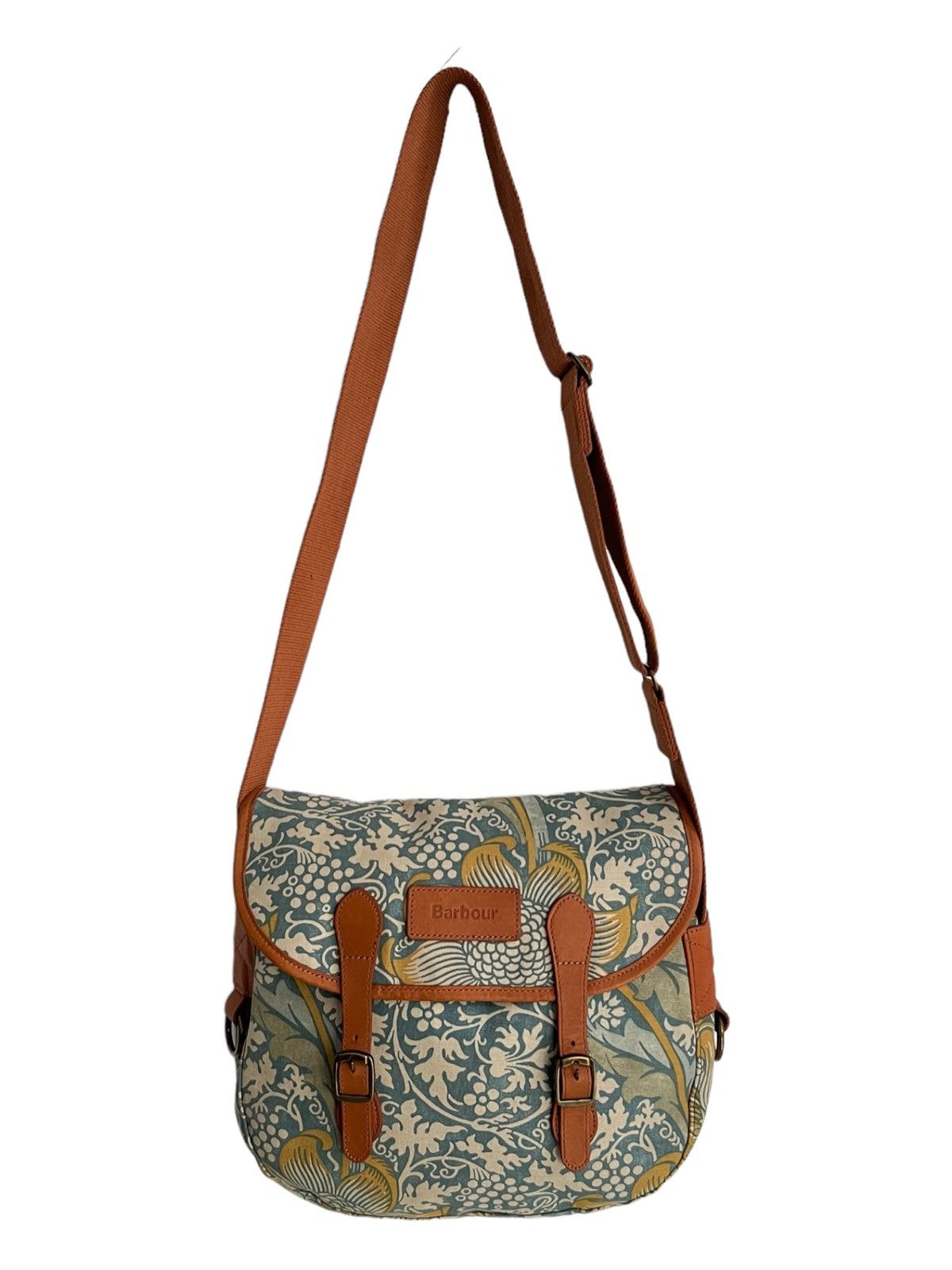 Barbour Barbour x William Morris 🌷Jacquard Leather Messenger Bag Size ONE SIZE - 5 Thumbnail