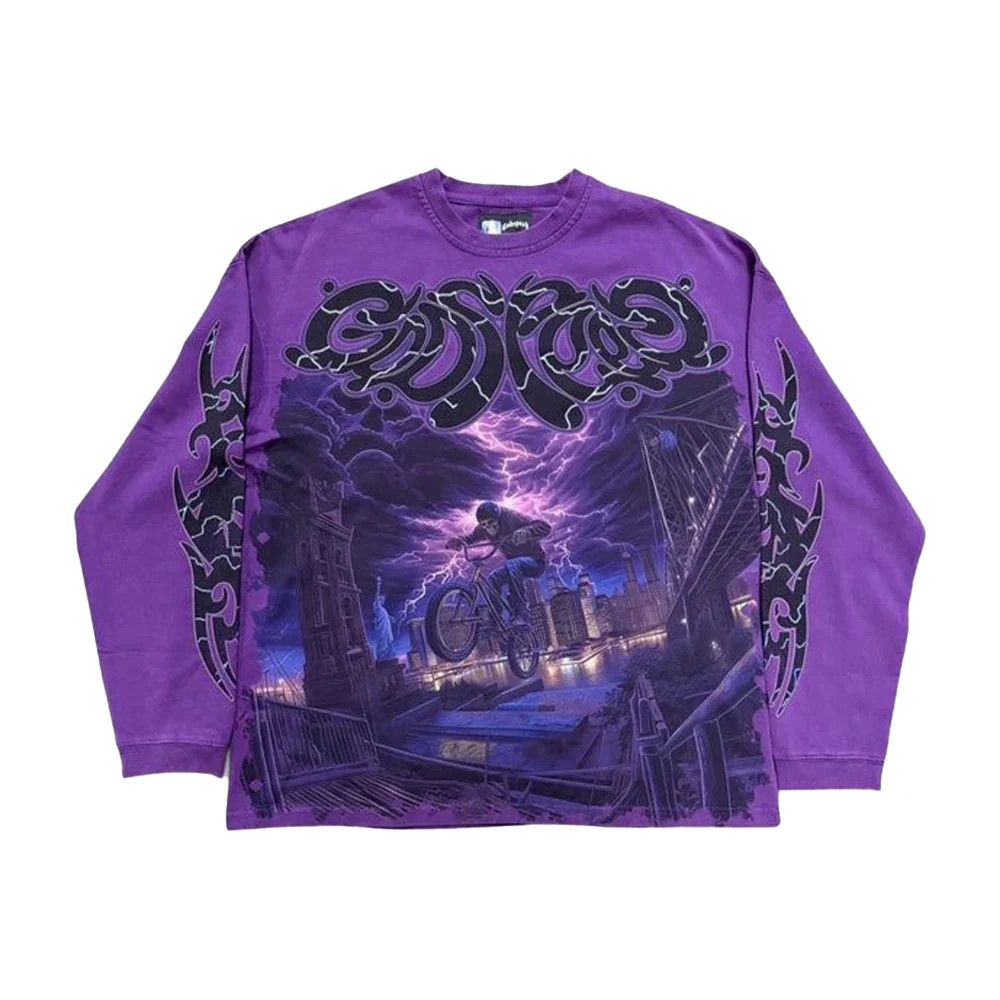 Godspeed Godspeed 'B.M.X' Grape LS Tee Size US M / EU 48-50 / 2 - 1 Thumbnail