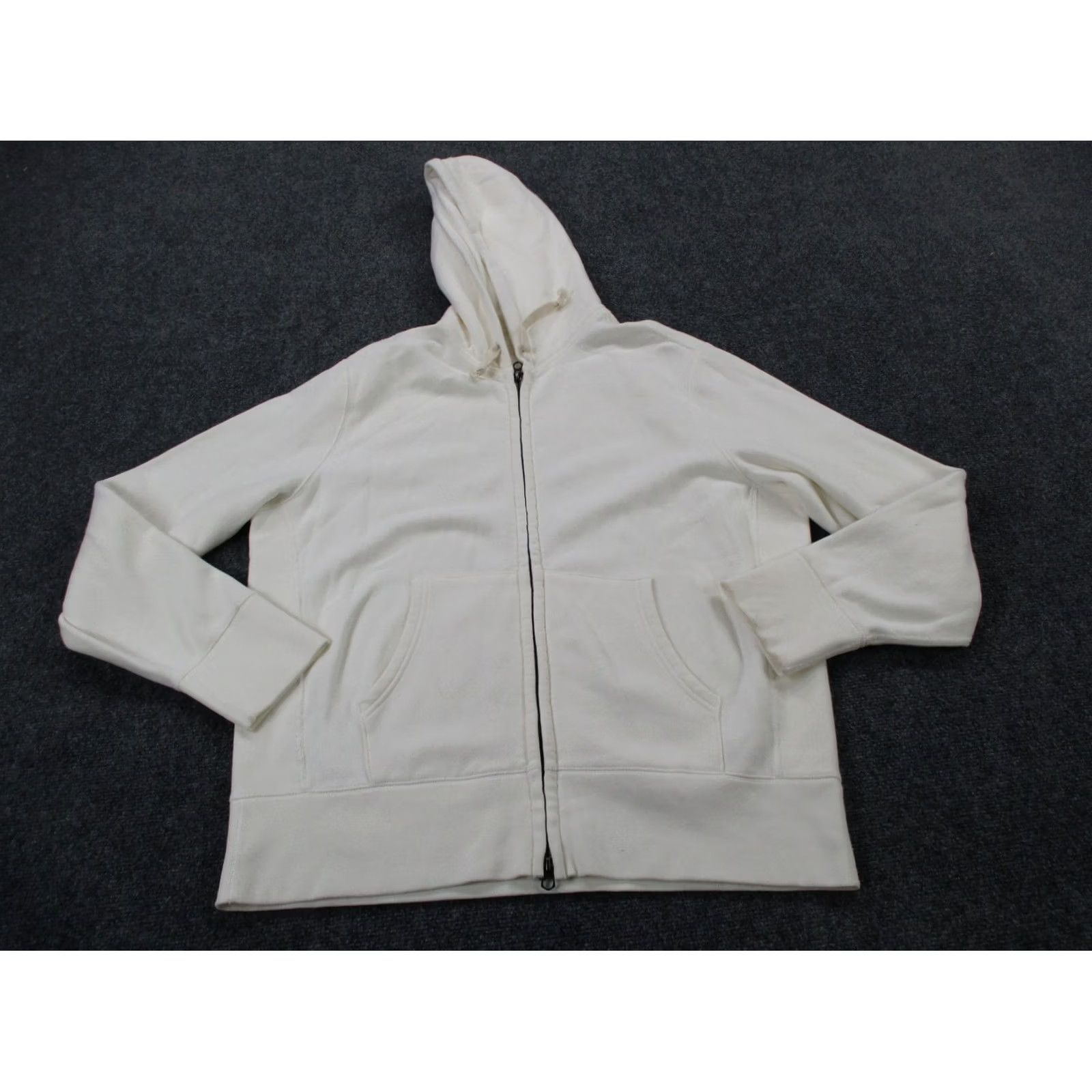 Champion Champion Jacket Mens XL Windbreaker Hooded Lightweight Cotton Knit White Storm Outdoor 90s? Size US XL / EU 56 / 4 - 2 Thumbnail
