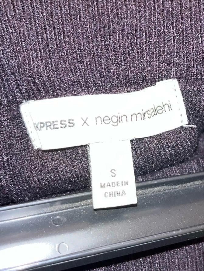 Express Express x negin mirsalehi striped sweater skirt, size small Size 28" / US 6 / IT 42 - 4 Thumbnail