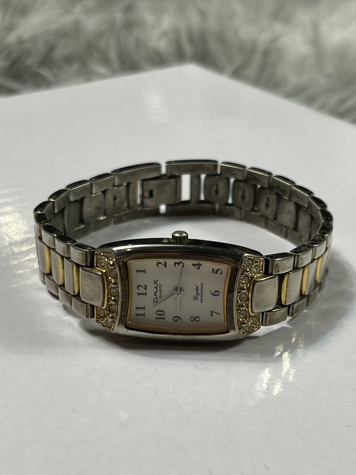 Hysteric Glamour Omax Gold & Silver Crystal Watch – Japanese Brand Size ONE SIZE - 7 Thumbnail