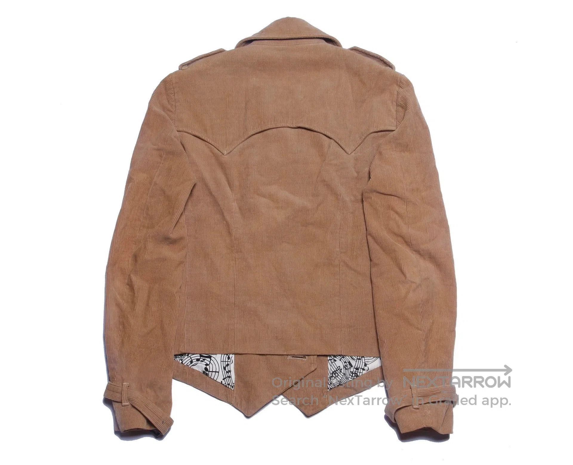 Number (N)ine Beige Double-Breasted Corduroy Jacket. Size US M / EU 48-50 / 2 - 2 Thumbnail