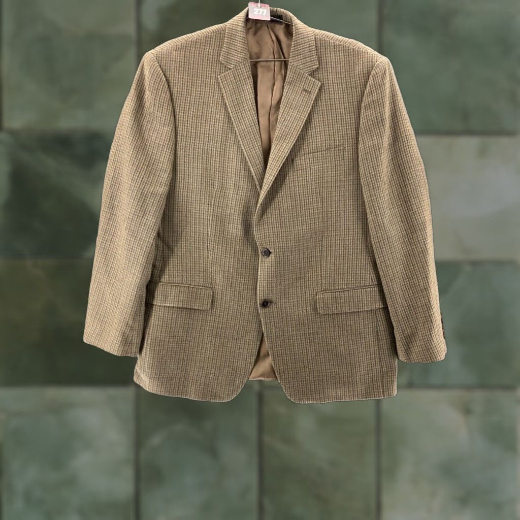 Ralph Lauren Lauren Ralph Lauren Mens 42 R Green Label Silk Blend Plaid Sport Coat Size US XS / EU 42 / 0 - 1 Thumbnail
