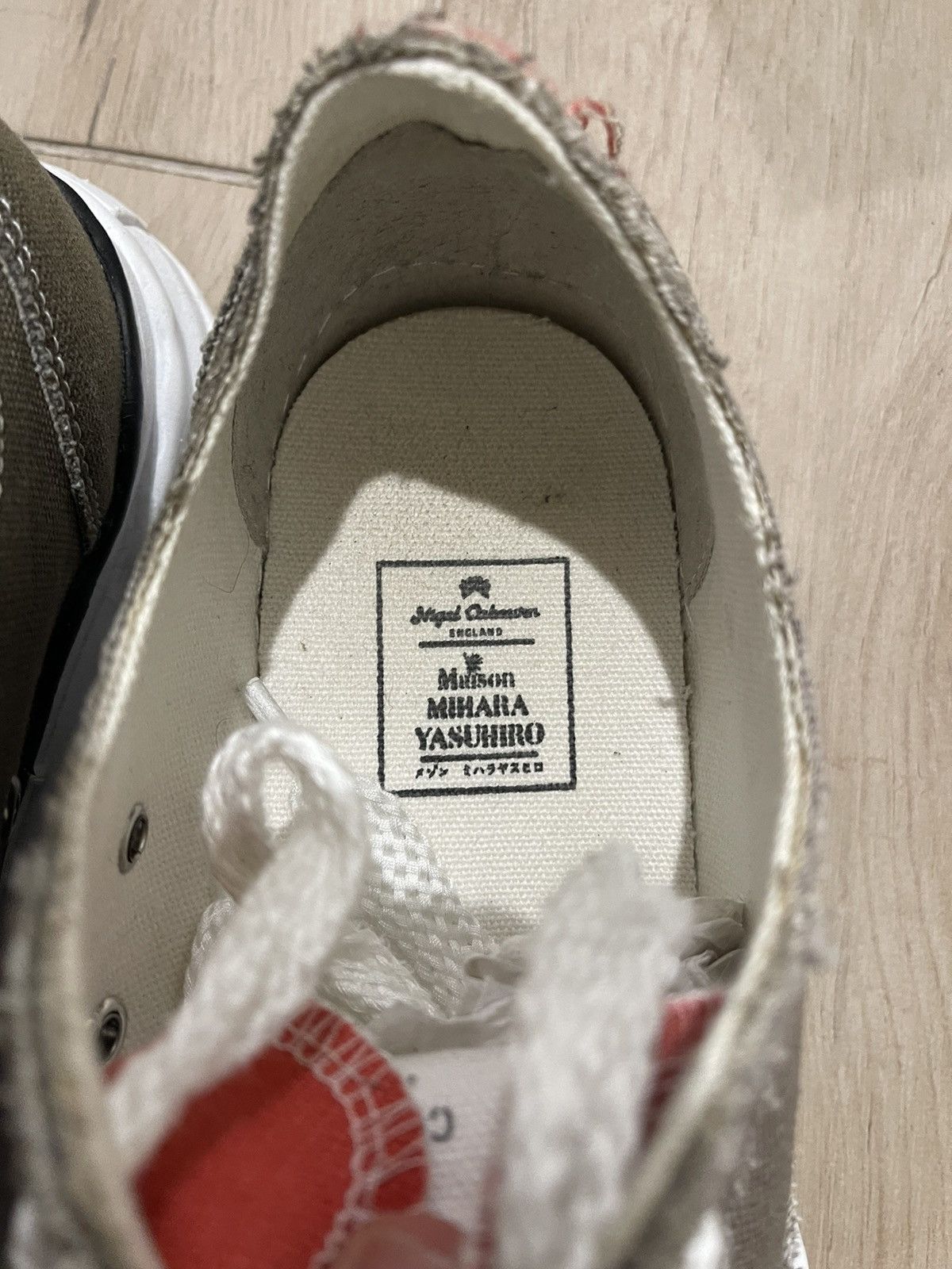 Maison MIHARA YASUHIRO × Nigel Cabourn FW19 Peterson OG Sole Canvas Low-Top Sneaker Size US 11 / EU 44 - 11 Thumbnail