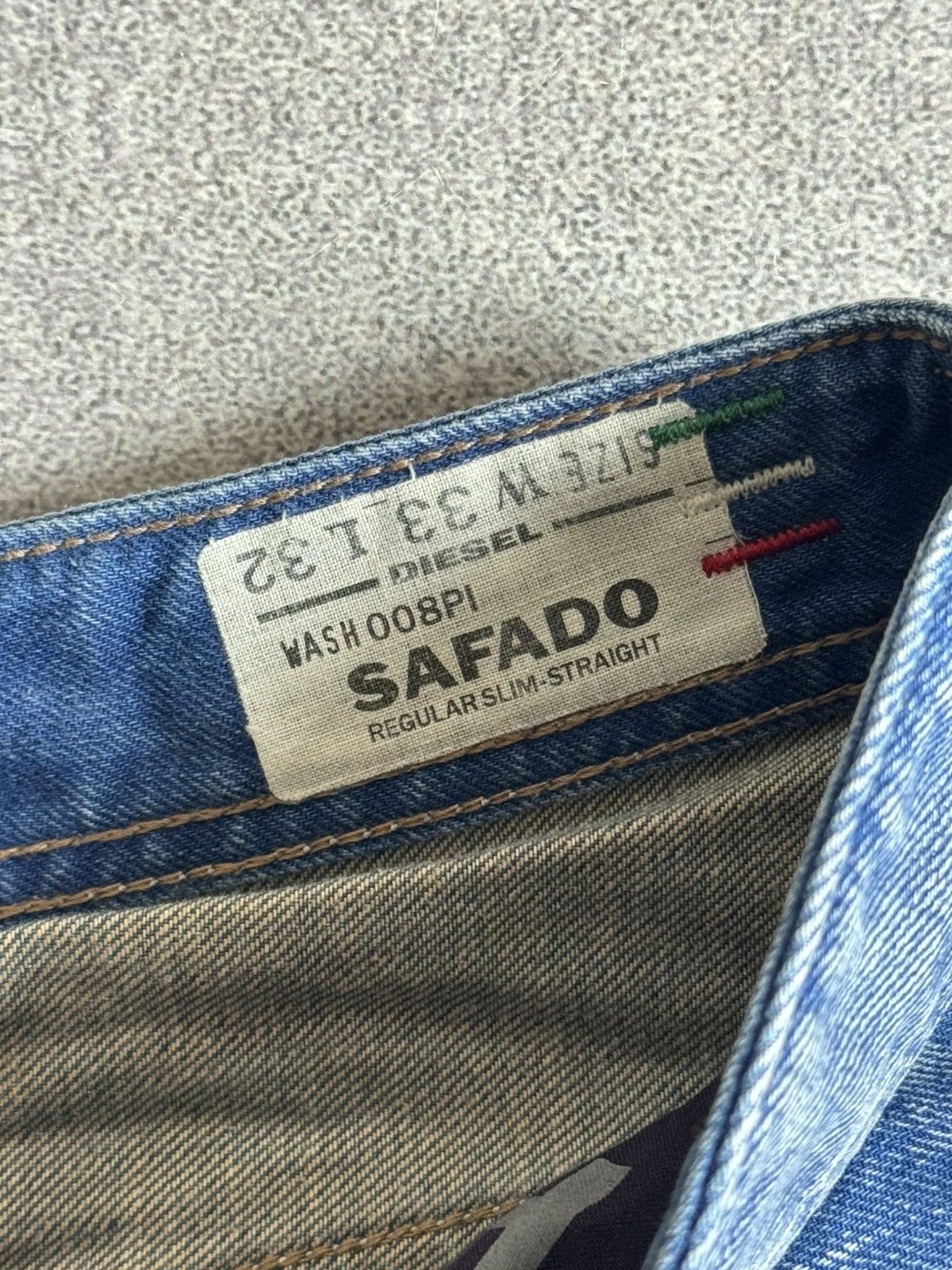 Diesel Diesel 33/32 Safado denim pants jeans trousers Y2K vintage Size US 33 - 10 Thumbnail