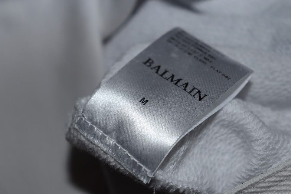 Balmain o1rshd1 Exploring Print Hoodie in White Size US M / EU 48-50 / 2 - 10 Thumbnail
