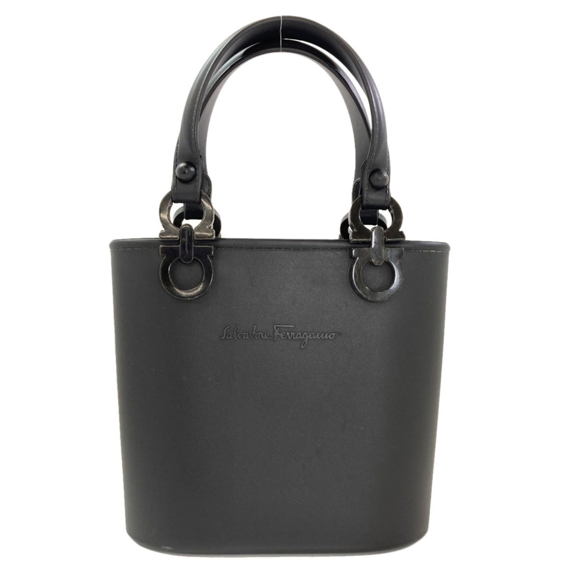 Salvatore Ferragamo Salvatore Ferragamo Gancini Handbag, Rubber, Women's Size ONE SIZE - 1 Thumbnail