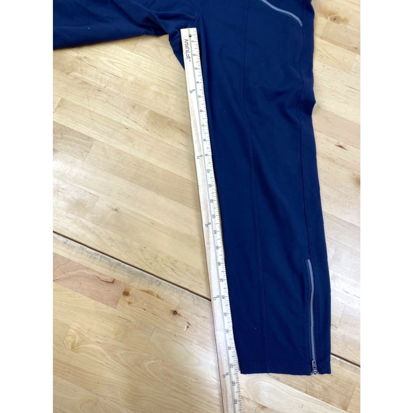 Athleta Athleta Leggings Womens 2XS Blue Casual Activewear Crop Stretch 10653 Size 24" / US 00 / IT 34 - 5 Thumbnail